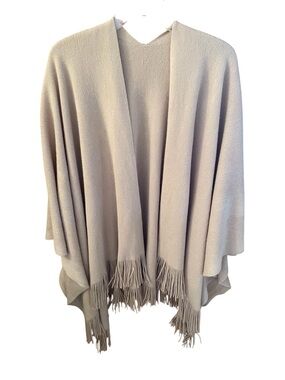 Women’s Tan Shawl Wrap Pashmina Stole Approximately 54’ X 52’